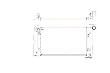 фото thumb №15, Радіаторів води toyota avensis 01- nrf 53397 радіаторів, система охолодження