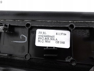 фото thumb №10, Audi a5 s5 8w6 a4 s4 8w0 b9 15- праві обшивка консолі середньої шкіра uk