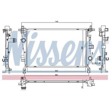 фото thumb №9, Nissens 606447 радиаторов, система охлаждение двигателя