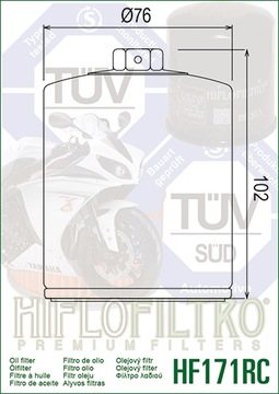 МАСЛЯНЫЙ ФИЛЬТР HIFLOFILTRO HF171BRC
