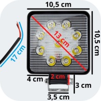 фото thumb №16, Лампа світлодіодна робоча ip 65 прожектор led 12v лампи протитуманні фари автомобільні