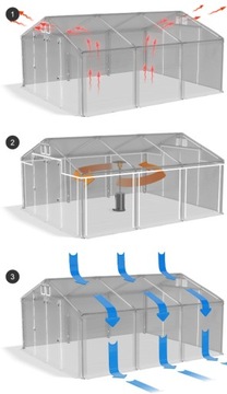 Палатка гаражная 4x12м Tent Hall DAS 560 WP