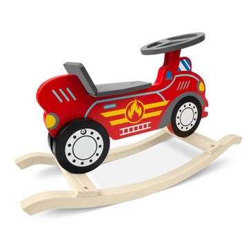 Ricokids 785001 деревянная машина-качалка пожарная команда