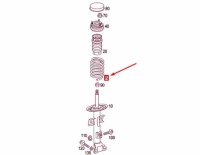 Купити Mercedes-benz slk r171 пружина направляюча передня a1713211704, фото thumb
