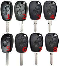 фото thumb №2, Renault clio master modus trafic ключ корпус