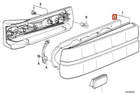 фото thumb №10, Bmw 3 e30 прокладка свет заднего lewego правого 63211370679 1370679 oem