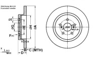 Купити Ate гальмівні диски гальмівні 2szt lexus ct 200h zwa10_, фото thumb