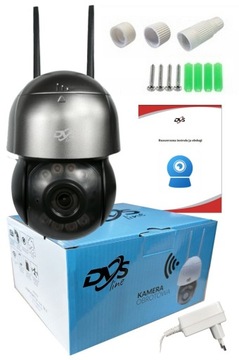 KAMERA ZEWNĘTRZNA PTZ WIFI 8MPX GŁOŚNIK MIKROFON DETEKCJA ŚLEDZENIE DVS