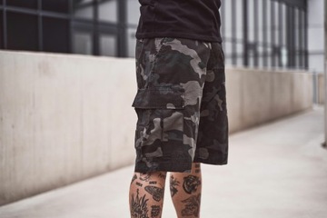 KRÓTKIE SPODENKI MĘSKIE BOJÓWKI WOJSKOWE BRANDIT BDU MORO DARK CAMO 3XL