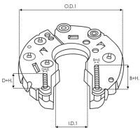 фото thumb №4, Arc5202s випрямляч генератора типу mitsubishi