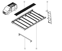 фото thumb №8, Trafic iii vivaro b багажник крышный лист кровельная оригинал 14-