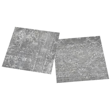 SAMOPRZYLEPNE PANELE PODŁOGOWE 55SZT PVC 511M² SZARE
