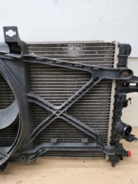 Радиатор воды вентилятор opel astra h 3 zafira b 1.6 бензин Недорого, фото thumb