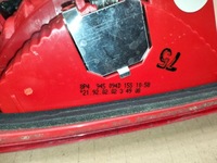 фото thumb №8, Лампа правая задняя w крышка audi a3 8p lift 08-12 5d hb 5 дверь led