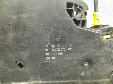 фото thumb №5, Opel astra k замок двері перед праві 4 pin eu 915-c3039072