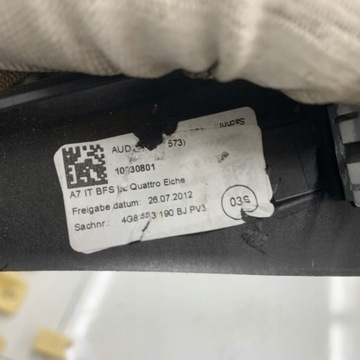 фото thumb №14, Сидіння сидіння декори комплект оббивка обшивки шкіра audi s7 a7 4g8 13r