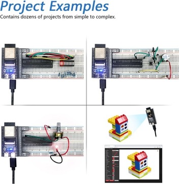 Базовый стартовый комплект Freenove для ESP32-S3-WROOM с Arduino IDE