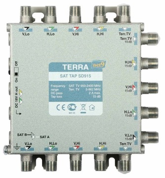 TV/SAT-сплиттер SD-915 9 входов/19 выходов Terra