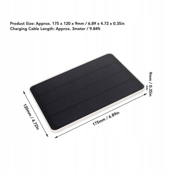 PANEL SOLARNY SŁONECZNY DO KAMER EUFYCAM 4W