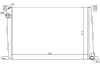 Купити Радіатор двигуна mini r56 r57 r58 r59 clu, фото thumb