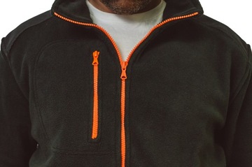 Флисовая толстовка WORK FLEECE FLRA340 BK-OR L