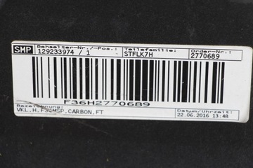 фото thumb №16, Bmw 4 f32 f33 f36 м-пакет бампер зад задній 6xpdc колір карбон 2013-2021