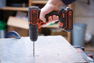 Отвертка ударная 18В 40Нм в кейсе Black+Decker BDCHD18NT