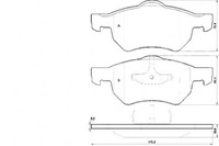 фото thumb №1, A.b.s. гальмівні колодки гальмівні chrysler voyager iv 2.4 r