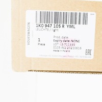 фото thumb №9, Vw beetle a5 передня ковпачок салон i світло do читання 1k0947105ryml