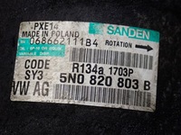 фото thumb №6, Skoda roomster 10-15 1.2 tsi компрессор компрессор кондиционера 5n0820803b