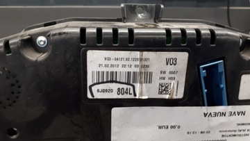 фото thumb №10, 6j0920804l спідометр прилади seat ibiza 6j 1.6 tdi