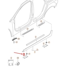 фото thumb №10, Audi rs7 sportback 4g8 заглушка порога передньої правого 4g8853446agru
