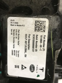 Tesla 3 рестайлінг  full led праві фара 1514953-00-c Оригінал, фото thumb