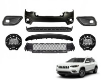 фото thumb №1, Бампер набор перед jeep cherokee kl 2019-