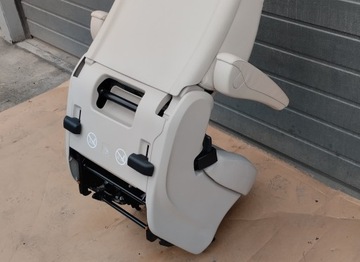 фото thumb №9, Сиденье пассажира ii ряд задний зад mercedes v-klasa w447 кожа кремовый eu