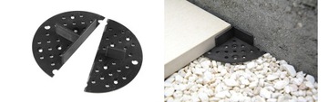 WSPORNIK 2mm z GUMY pod płyty TARASOWE kpl 50 szt
