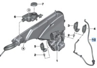 Bmw x3 g01 x5 g05 x6 g06 x7 g07 xm шланг пабтрубок  распылителя окон насос Киев, фото thumb