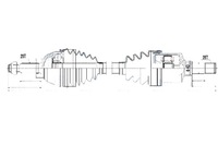 фото thumb №11, Приводной вал приводная ford transit connect 1.8i 1.8tdci 90km 03- левая nty