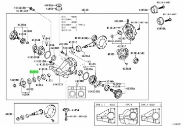 Сальник дифференциала Toyota Lexus 90311-44005