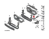 фото thumb №11, Bmw x1l u12 bev передній правий канал впуску повітря 51749883604