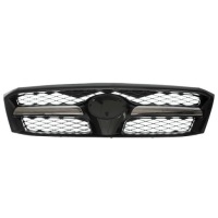 Купити Toyota hilux n70 2005-2012 решітка  передня решітка радіатора чорний блиск накладки хром, фото thumb