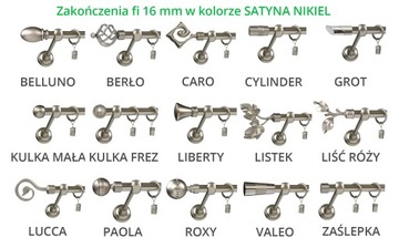 KARNISZE PRESTIGE METAL KARNISZ POJEDYNCZY 400 cm