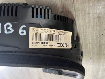 фото thumb №6, Audi a4 b6 2.0 спідометр  прилади європа 8e0920 900 l