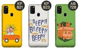 ETUI DO SAMSUNG GALAXY M21 WZORY AUTO MOTOR POJAZDY SAMOCHODY OBUDOWA CASE