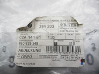 фото thumb №8, Накладка замка лівий зад audi a4 s4 b6 8e0839349