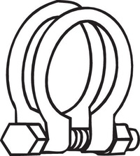 фото thumb №2, Хомут труби системи випускний bosal 250-453