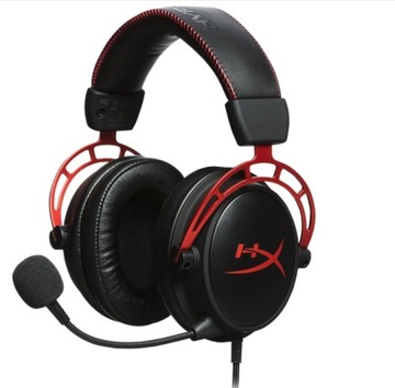 Игровые наушники Hyperx Cloud Alpha 4P5L1AM#ABB, черный/красный, 65 Ом