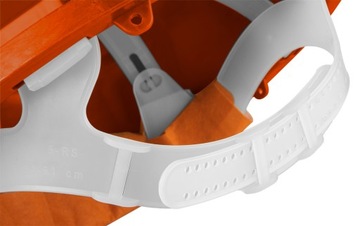 Сертифицированный защитный шлем, оранжевый.