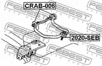 фото thumb №3, Шарова опора важеля 2020-seb febest chrysler cirrus