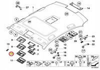 фото thumb №3, Заглушка стеля перед bmw e60 e61 небесно-сірий